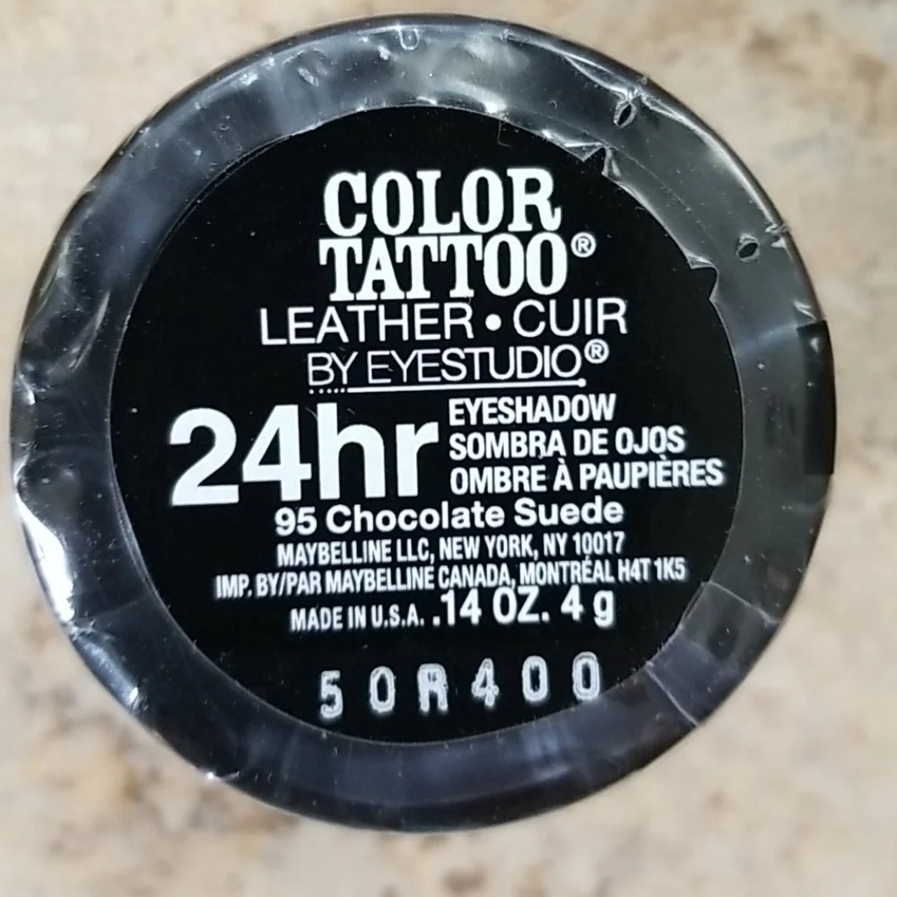 4/25 bundle item. Maybelline Color Tattoo in Chocolate Suede